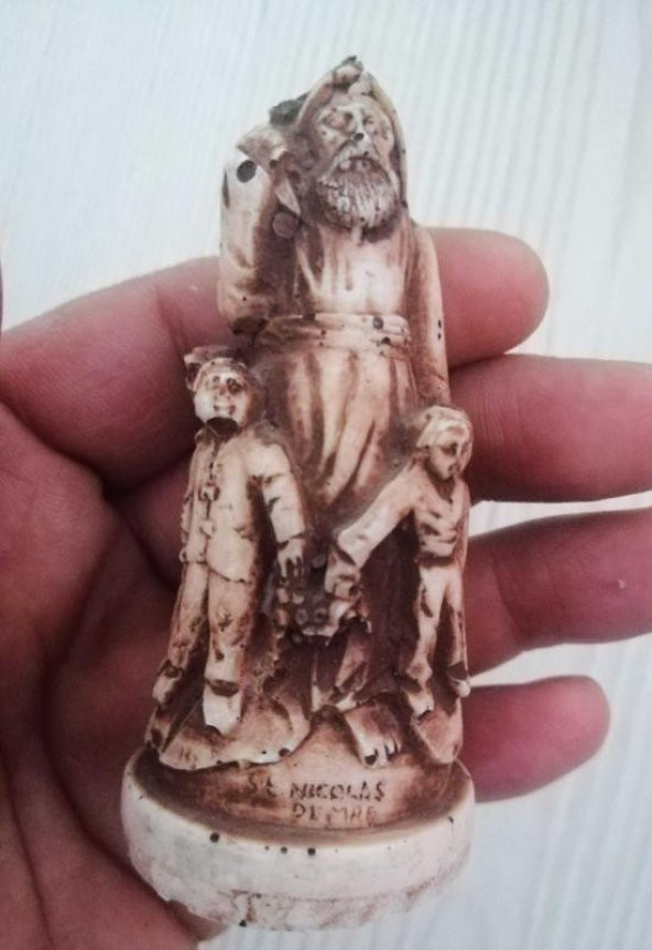 YENİ YIL HEDİYESİ SERAMİK EL YAPIMI NOEL BABA KİLİSESİ ST. NİCHOLAS KİLİSESİ DEMRE - Resim 2