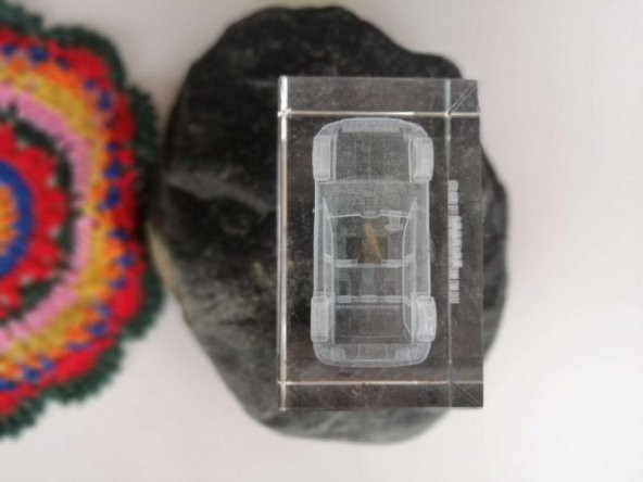 Sanat Taciri- Volkswagen Touareg Araba Cam Biblo - Resim 2