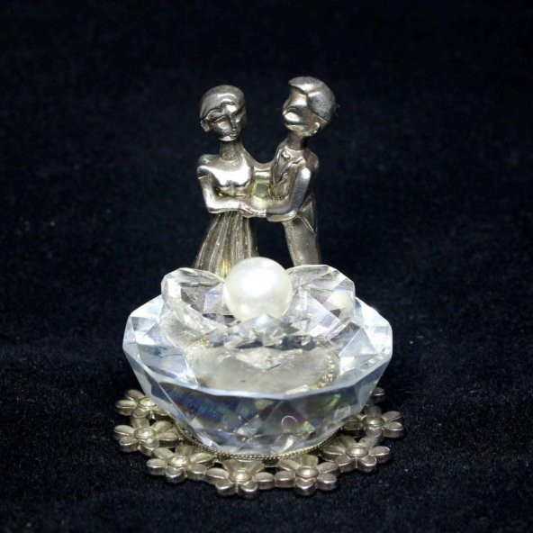 Metal - Cam - İnci - Gelin Damat - Biblosu - Sevgili İçin HEdiye ürün görseli