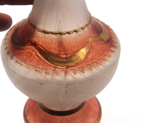 Sanat Taciri- Antika El Yapımı Etli Ağır Cam Vazo ürün görseli