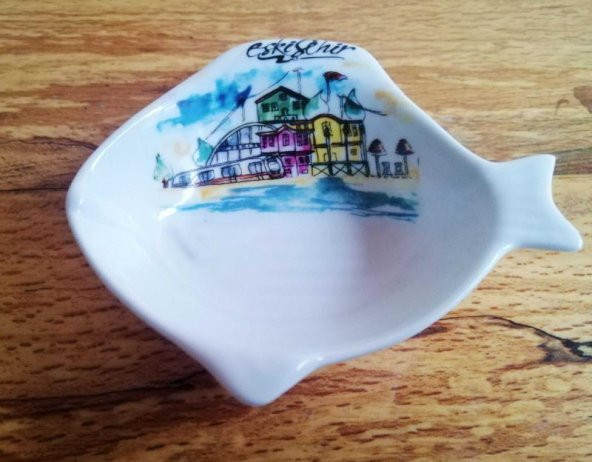 2 PARÇA PORSELEN OBJE PORSELEN KUĞU PORSELEN ESKİŞEHİR TEMALI TABAK ürün görseli