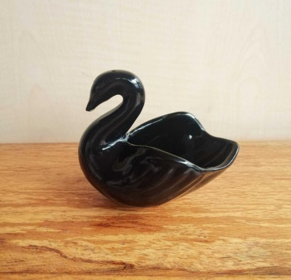 2 PARÇA PORSELEN OBJE PORSELEN KUĞU PORSELEN ESKİŞEHİR TEMALI TABAK - Resim 2