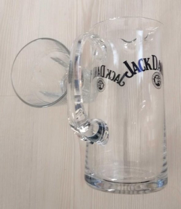 ESKİLERDEN SIFIR JACK DANİELS VİSKİ BARDAĞI VE VİSKİ SÜRAHİSİ 1 BARDAK VE 1 SÜRAHİ - 4