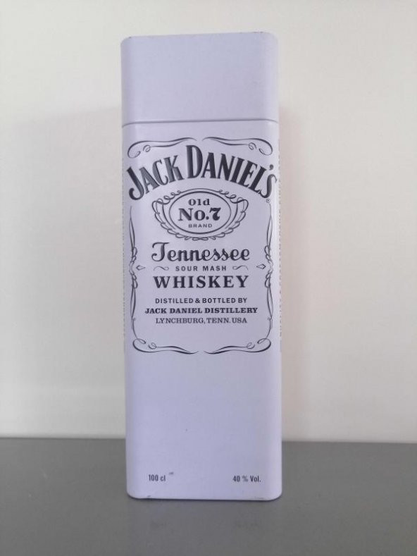 100cl JACK DANİELS KUTU TENEKE KUTU VİSKİ KUTUSU - 2