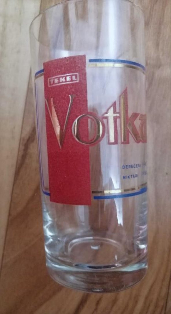 VİNTAGE TEKEL VOTKA BARDAĞI 1 ADET - 1