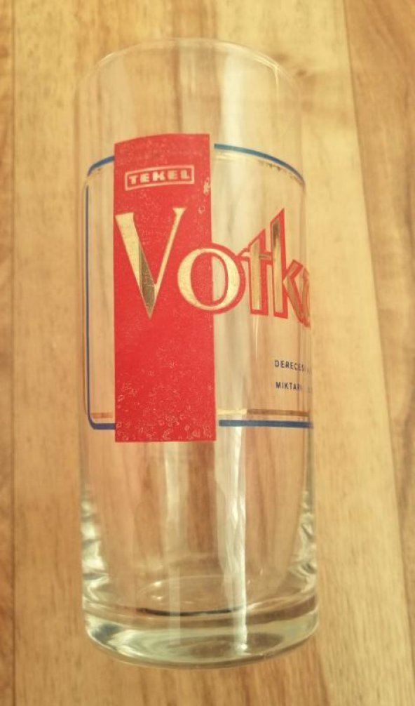 VİNTAGE TEKEL VOTKA BARDAĞI 1 ADET