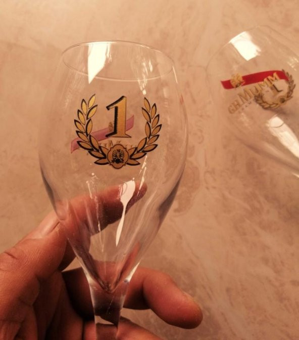 G.H.MUMM ŞAMPANYA KADEHİ BARDAĞI 1 ADET - 3