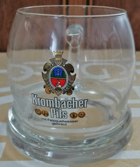 0.5LT KROMBACKER PİLS BİRA BARDAĞI CAM BİRA BARDAĞI TANKART NO 513 - Resim 3