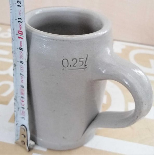 0.5LT  PORSELEN BİRA BARDAĞI TANKART NO 560 - 2