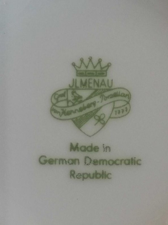 MADE İN GERMAN DEMOCRATIC REPUBLIC DAMGALI PORSELEN SÜTLÜK - 2