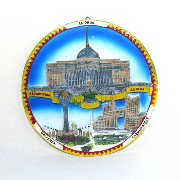Kazakistan Astana Devlet Binası Duvar Tabağı ürün görseli