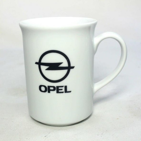 Opel Marka Porselen Kupa - Çay Kahve Fincanı