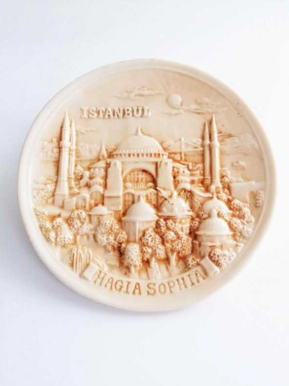 Seramik Porselen İstanbul Duvar Tabağı HAGİA SOPHİA Duvar Süsü