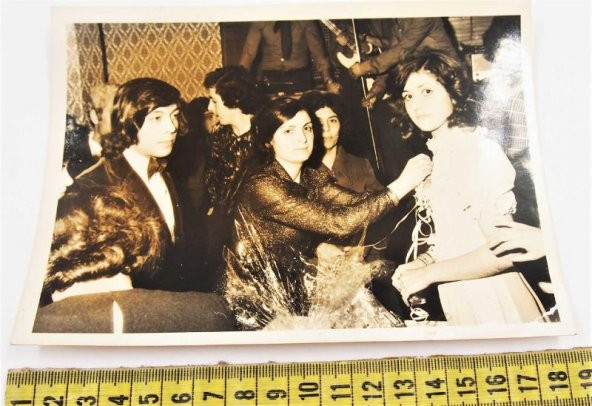 Eskilerden Siyah Beyaz Fotoğraf Düğün Takı Töreni - 2