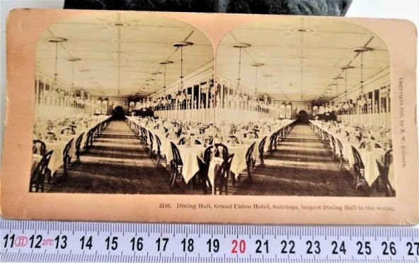 Dining Hall, Grand Union Hotel, Saratatoga,Largest , Neue Photographische Gesellschaft NPG