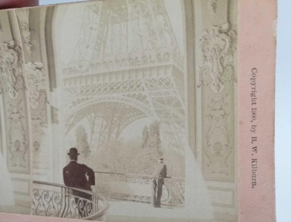 Asırlık Eyfel Kulesi Paris Fotoğraf Bese of the great Eiffel Tower from Balcony on Champs de Mars, - 3