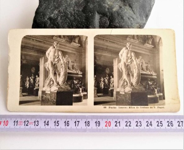 Paris Louvre Müzesi Milon De Crotone Neue Photographische Gesellschaft NPG