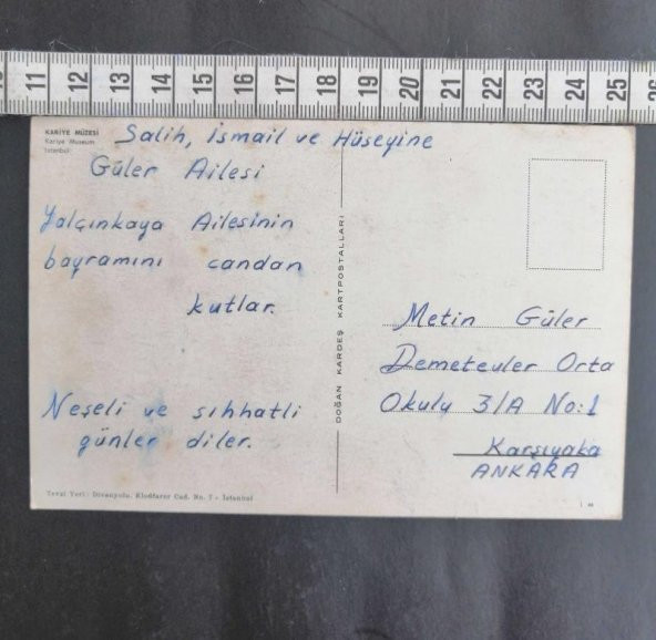 Eskilerden Kartpostal Kariye Müzesi Kartpostal İstanbul - 2