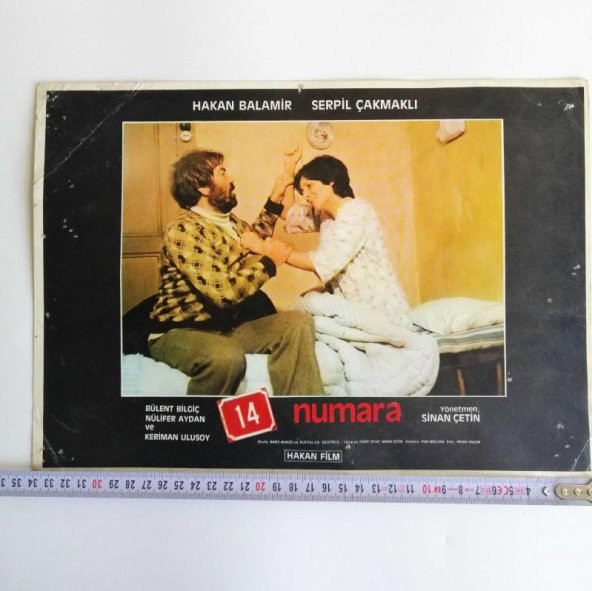 Büyük Boy Yeşil Çam Film Kartpostalları Koleksiyonluk Film Afişi - 14 Numara - ürün görseli