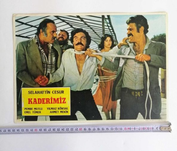 Büyük Boy Yeşil Çam Film Kartpostalları Koleksiyonluk Film Afişi - KADERİMİZ - NO 2