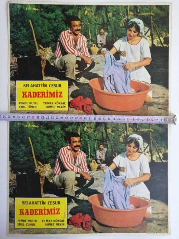 Büyük Boy Yeşil Çam Film Kartpostalları Koleksiyonluk Film Afişi - KADERİMİZ - NO 4 ürün görseli