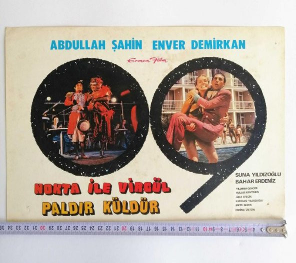 Büyük Boy Yeşil Çam Film Kartpostalları Koleksiyonluk Film Afişi NOKTA İLE VİRGÜL PALDIR KÜLDÜR NO 2 ürün görseli