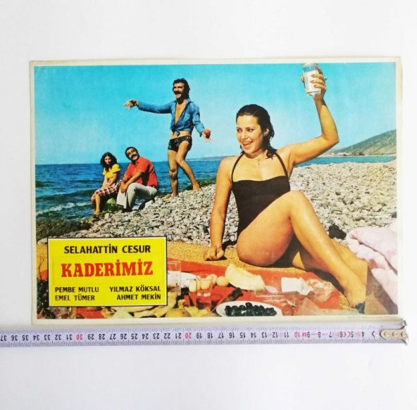 Büyük Boy Yeşil Çam Film Kartpostalları Koleksiyonluk Film Afişi - KADERİMİZ - NO 3