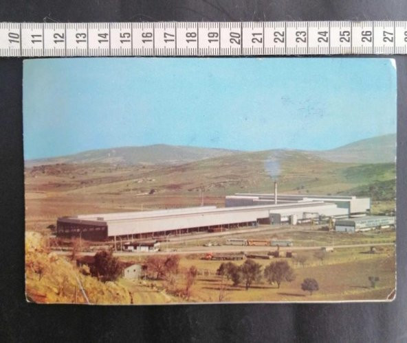 Eskilerden Kartpostal İzmir Demir Çelik Sanayi A.Ş. Kartpostal