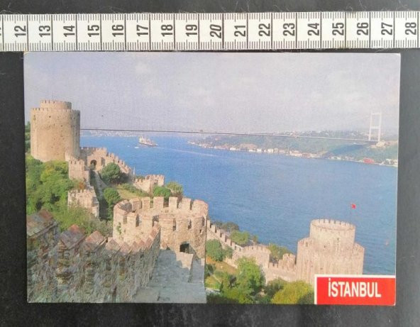 Eskilerden Kartpostal İstanbul Rumeli Hisarı Ve Yeni Köprü Kartpostal