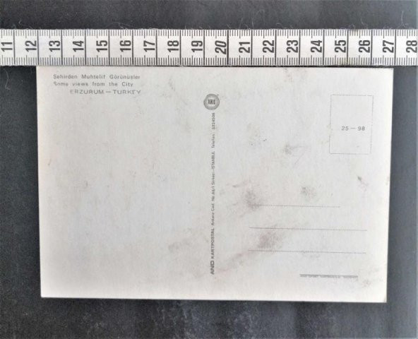 Eskilerden Kartpostal Erzurum Kartpostal no 6 - 2