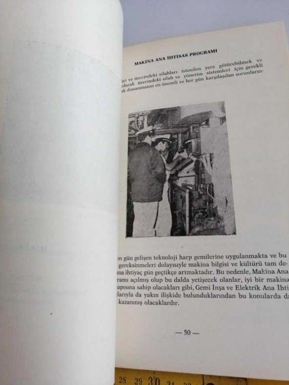 1978 - 1979 Deniz Harp Okulu Kataloğu Eğitim Kitabı Kitap - 4