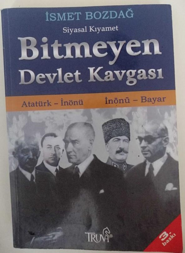 1 ADET 2. EL KİTAP BİTMEYEN DEVLET KAVGASI