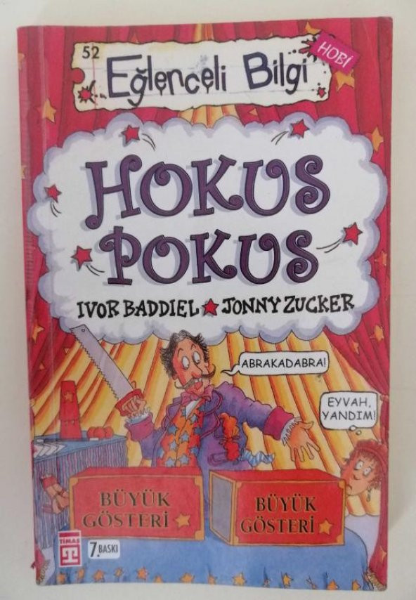 1 ADET 2. EL KİTAP HOKUS POKUS