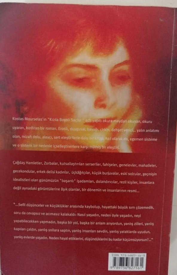 1 ADET 2. EL KİTAP KIZIL BOYALI SAÇLAR - 4