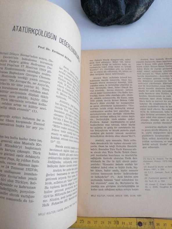 Sanat Taciri Kasım Aralık Ocak 1981 Milli Kültür Dergisi Kültür Bakanlığı - Resim 2