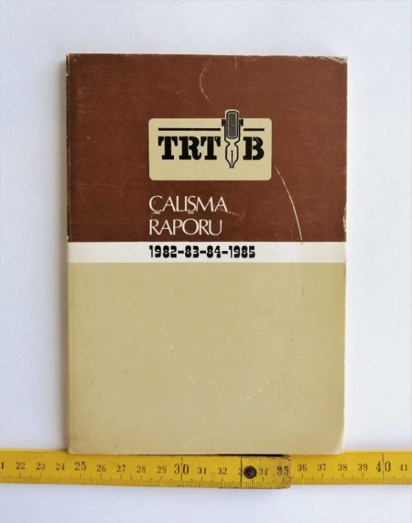 1982-83-84-1985 TRT Çalışma Raporu ürün görseli