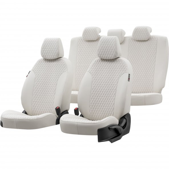 Otom V.w. Polo 2002-2009 Özel Üretim Koltuk Kılıfı Amsterdam Design Tay Tüyü Fildişi