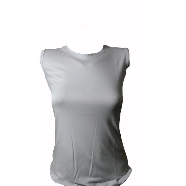 Bayan Kolsuz Sıfır Yaka Düz Body Kolsuz Atlet Body Renk Seçenekli ürün görseli