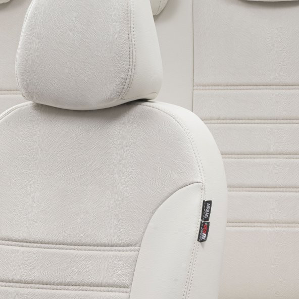 Otom Toyota Corolla 2018-Sonrası Özel Üretim Koltuk Kılıfı London Design Fildişi - 3