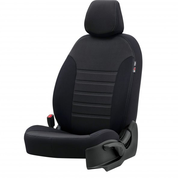 Otom Ford Fiesta 2008-2017 Özel Üretim Koltuk Kılıfı Original Design Siyah - 2