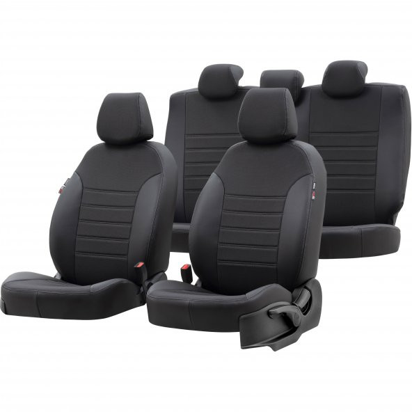 Otom Suzuki Alto 2008-2014 Özel Üretim Koltuk Kılıfı Paris Design Füme - Siyah