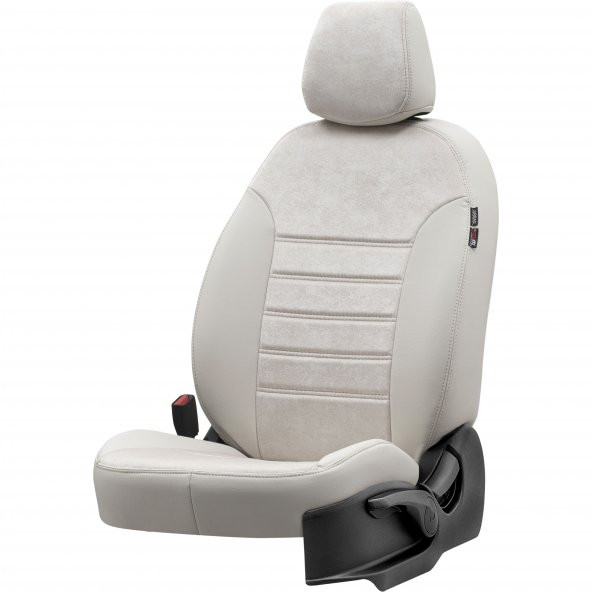 Otom Seat Toledo 2012-2017 Özel Üretim Koltuk Kılıfı Milano Design Fildişi - 2