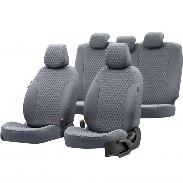 Otom Jeep Grand Cherokee 1998-2004 Özel Üretim Koltuk Kılıfı Amsterdam Design Deri Füme