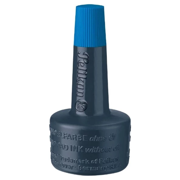 Pelikan Istampa Mürekkebi 28 ml Mavi Siyah Kırmızı - 6
