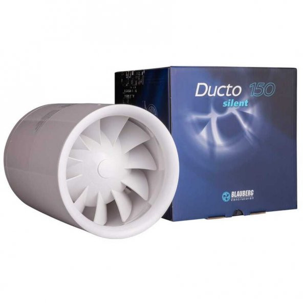 Blauberg Ducto 100 Sessiz Plastik Kanal Fanı - 2