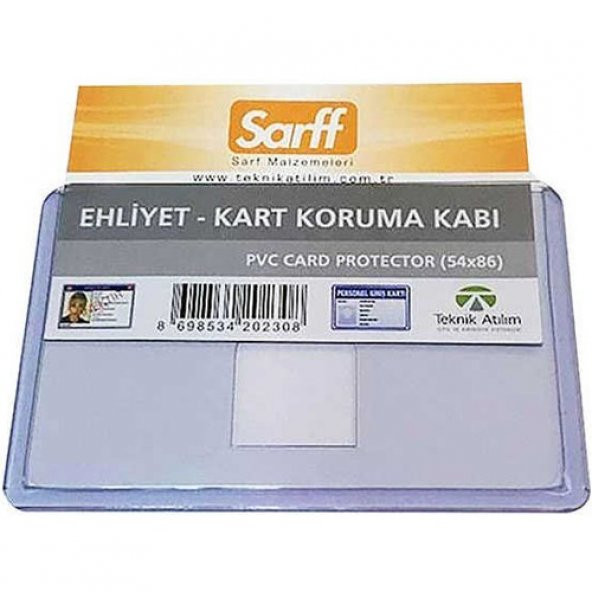 A-031V Pvc Lüx Ehliyet Kabı 100AD 85X55MM (Dikey)