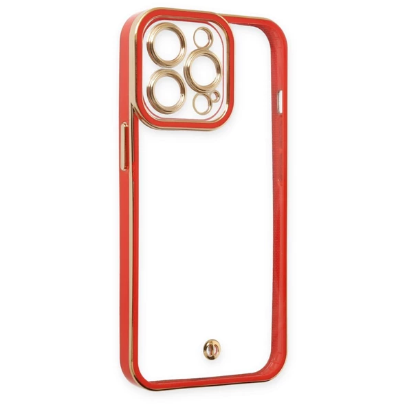 iPhone 14 Pro Max Kılıf Lazer Lens Kamera Çerçeveli Kapak - 8