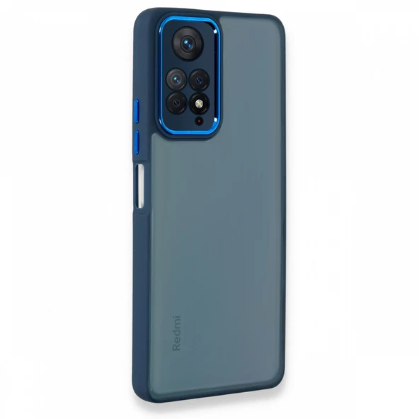 Xiaomi Redmi Note 11 Pro 4G Kılıf Freya Lazer Lens Kamera Çerçeveli Silikon Kapak - 4