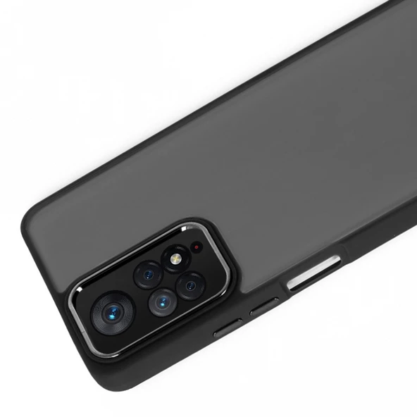 Xiaomi Redmi Note 11 Pro 4G Kılıf Freya Lazer Lens Kamera Çerçeveli Silikon Kapak - 7