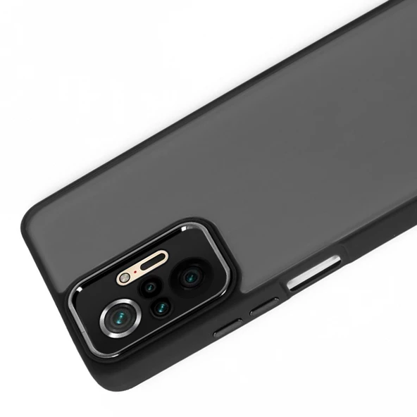 Xiaomi Redmi Note 10 Pro 4G Kılıf Freya Lazer Lens Kamera Çerçeveli Silikon Kapak - 7